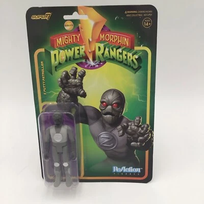 NUEVO Power Rangers - Z Putty Patroller ReAction 3.75" Figura de Acción - SELLADO Foto 1 de 2