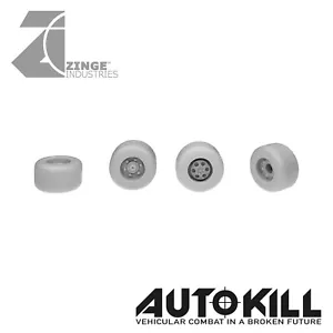 Zinge Industries AutoKill Gaslands escala 20 mm ruedas resbaladizas 10,5 mm diámetro WHE35 - Imagen 1 de 2