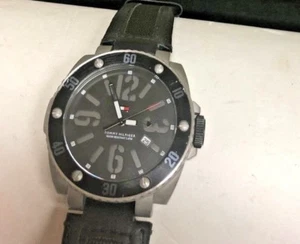             TOMMY HILFIGER HERREN UHR SCHWARZES ZIFFERBLATT QUARZWERK  - Bild 1 von 7