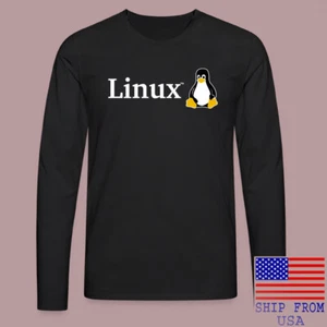 Linux OS System Computer Gaming Black Size S-2XL - Picture 1 of 1