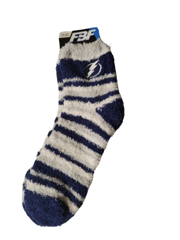 Tampa Bay Lightning Muchas Rayas Navy White OSFM Socks Cover