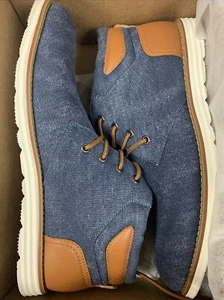 Ferro Aldo Melvin Men's Casual Mid Top Shoe, Blue US Size 12 M - Picture 1 of 12