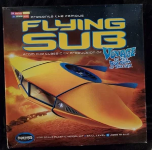 FLYING SUB: 1:32 Voyage to the Bottom of the Sea Model Kit / Moebius 817 (KR) - Picture 1 of 2