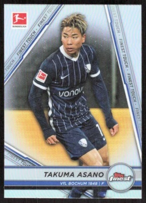 2022 4608D TOPPS Finest TOUCH Bundesliga REFRACTOR Takuma Asano VfL Bochum 1848 - Image 1 of 2