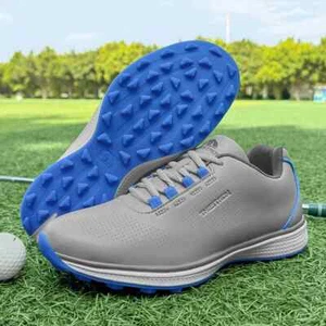 Professional Golf Shoes Men's Spikeless Golf Sneakers Outdoor Walking Shoes - Picture 1 of 30