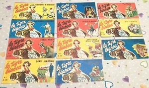 LA TIGRE BIANCA striscia - SERIE SEMICOMPLETA 2 / 12-ED NIKA-ORIGINALE-1950 - Picture 1 of 5