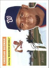 2005 Topps Heritage Washington Nationals Baseball Card #109 Cristian Guzman