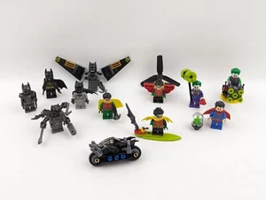 Lego DC Batman Robin Joker Superman Minifigure Bundle Lot x 12 - Picture 1 of 13