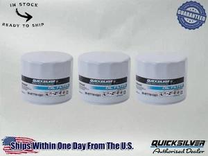 Quicksilver OEM Oil Filter Mariner Force Fits 75/90/115 hp OB 877761Q01-3PACK - Picture 1 of 7
