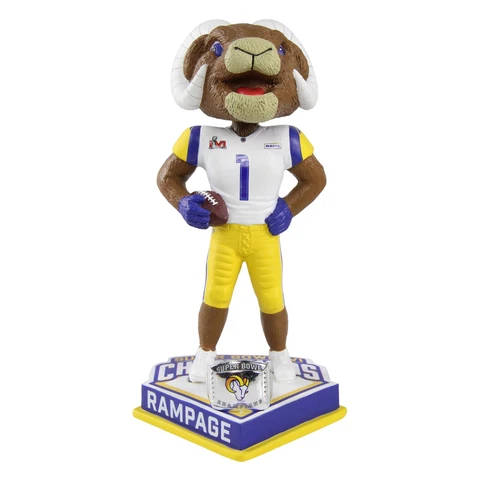 Rampage Los Angeles Rams Super Bowl LVI Champions Bobblehead NFL Football Cover