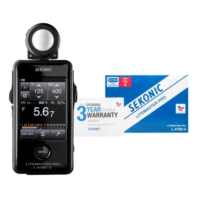 ¡NUEVO EN CAJA! Medidor de luz Sekonic L-478D-U LiteMaster Pro | Equipo de fotografía Foto 1 de 4