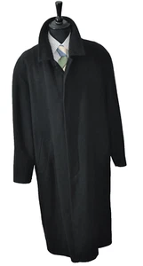 Christian Berg CASHMERE-MANTEL EINREIHER Gr.25 (Mkurz) schwarz Kuschel-Kaschmir - Bild 1 von 12