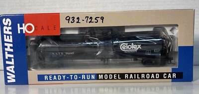 HO WALTHERS 932-7259 UTLX 23,000 GALLON FUNNEL FLOW TANK CAR CELOTEX NATX 76019 - Image 1 of 4