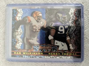 ๐ 1994 Topps Stadium Club Bowman's Best DAN WILKINSON HENRY THOMAS #26 - Picture 1 of 3