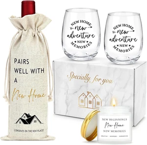 Housewarming Gifts for New Homeowners - New Home Gift Basket Ideas for Couple - Picture 1 of 12