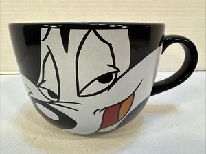 Pepe Le Pew & Penelope 2-seitig groß schwarz Becher/Tasse WB Studio Store 1998 Vintage - Bild 1 von 11