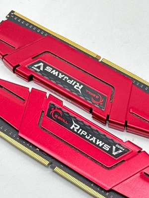 2x G.Skill Ripjaws V 16GB 2x8GB DDR4 RAM (F4-3600C19D-16GVRB) - Used - Image 1 of 4