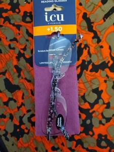 ICU Eyewear PALM DESSERT Reading Glasses w/ Soft Case +1.50 Free Shipping EG61 - Picture 1 of 3