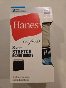 Hanes Original Men's Stretch Boxer Briefs 2XL *Brand New* - Picture 1 of 2