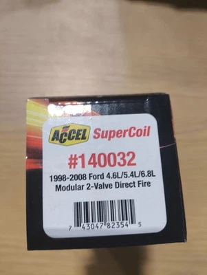 Una bobina de encendido ACCEL #140032 súper bobina se vende individualmente Foto 1 de 4
