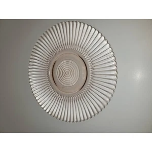 Piatto Vintage Diana Rosa Depressione Vetro Swirly Trippy 10,5" - Foto 1 di 7