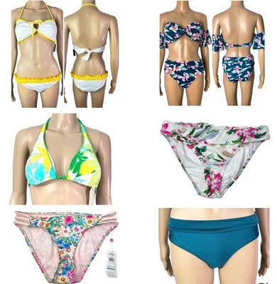 Lot of New Assorted Womens Bikini Swimsuits/Pieces Varying Sizes & Styles - Image 1 of 4