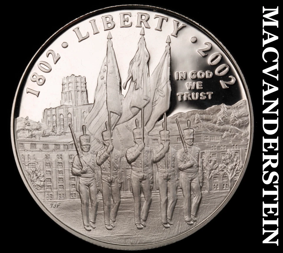 2002-W Silver West Bank Dollar-Choice Gem Proof No Reserve #G1353 - Image 1 of 2