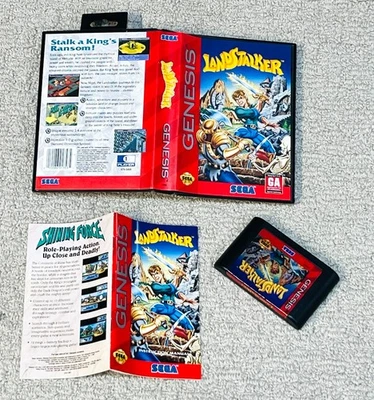 LandStalker (Sega Genesis) Juego CIB - Completo con Caja y Manual Foto 1 de 4