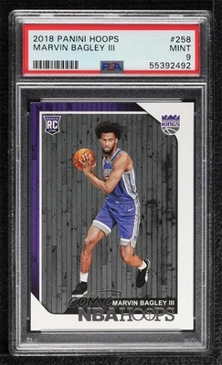 2018-19 Panini NBA Hoops Marvin Bagley III #258 PSA 9 MINT Rookie RC - Image 1 of 2