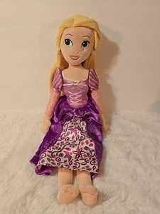 Disney Store verworrene Prinzessin Rapunzel 20 Zoll weiche Plüschpuppe Samt lila Kleid - Bild 1 von 8
