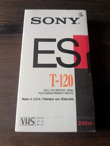 Sony ES T-120 VHS New Sealed - Picture 1 of 4