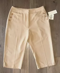 Pantalones/pantalones cortos capri EP Pro Golf Pedal Pusher para mujer talla 6 caqui tostado $75 LEER - Imagen 1 de 15