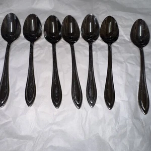Lenox MEDFORD 7 Dinner Spoons Stainless Silverware Flatware - Picture 1 of 3