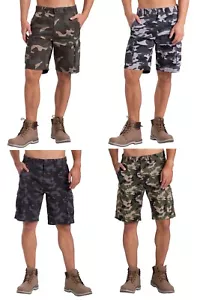 Herren Camouflage Cargo Shorts Baumwolle Combat KurzHose Bermuda Arbeitskleidung - Bild 1 von 16