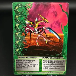 Tarjeta de habilidad verde Bakugan MUTANT KRAKENOID BA1391-AB-SM-GBL 46/48 g MECHTANIUM - Imagen 1 de 7