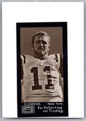 2008 TOPPS MAYO FOOTBALL CUT PLUG MINI 72 KELLEN CLEMENS JETS - Image 1 of 2