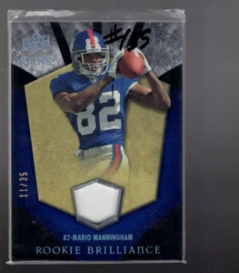 A2325- 2008 Upper Deck Icons Rookie Brilliance Abzeichen #RB26 Mario Manningham - Bild 1 von 2