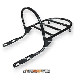 Rear Luggage Carrier Compatible With Royal Enfield Bullet Classic 350 500cc - Foto 1 di 18