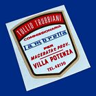TULLID TRUBBIANI Dealership Dealer Vinyl Sticker Lambretta Vespa SX TV LI LIS LD