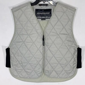 FIELDSHEER Silver Motorcycle Bike Quilted Cooling Iceberg Vest Size XL - Picture 1 of 11