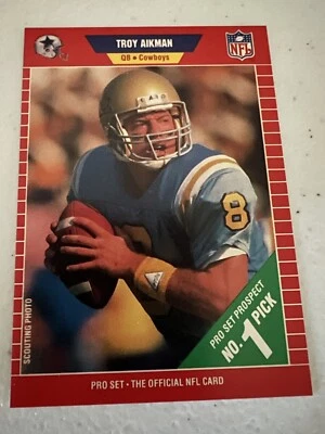 Juego completo de fútbol americano Proset 1989 1-561 Troy Aikman, Michael Irvin Barry Sanders Foto 1 de 4