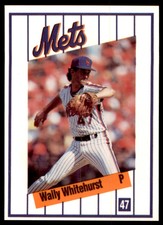 1991 KAHN'S NEW YORK METS WALLY WHITEHURST NEW YORK METS #NNO
