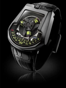 Urwerk UR-202 AlTiN Edition Speciale “Twin Turbine” Hammerhead Satellite Hours - Picture 1 of 2