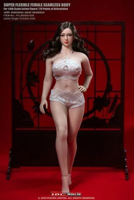 TBLeague S38A 1/6 Mujer Phicen Cuerpo Flexible Pálido Busto Grande 12" Figura Acción Foto 1 de 4