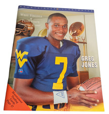 West Virginia Mountaineers Vintage Program vs Penn State Nov 3, 1990 Greg  Jones