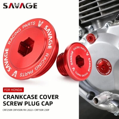 Tapa de tapón de tornillo recto para HONDA XR650L XR 400R XR650R/600R Foto 1 de 4