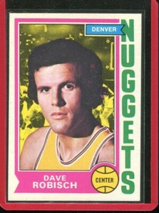 1974-75  Topps   Basketball  # 183   Dave Robisch   (NM-MT)  Near Mint to Mint
