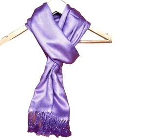 Soft and Cozy Handwoven Cotton Scarf/Shawl in Natural Tones- Eco-Friendly Shawl - Picture 1 of 8