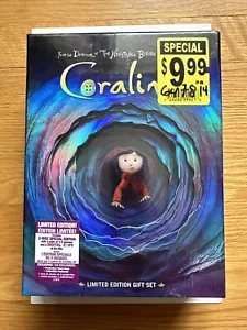 CORALINE WIDESCREEN LIMITED EDITION GIFT SET DVD BRAND NEW SEALED 2009 - Picture 1 of 18