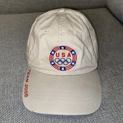 Beijing 2008 Summer Olympics Baseball Cap Hat Collectible Team USA  - Image 1 of 4